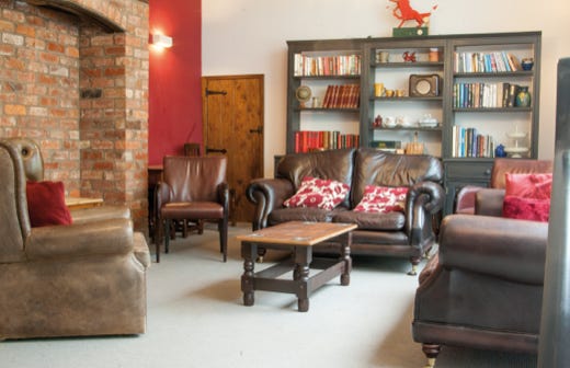 Top of the bar near the conservatory